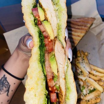 Courtside Caffe - Grilled Chicken Panini - Sandwiches Near Me - Burbank, California