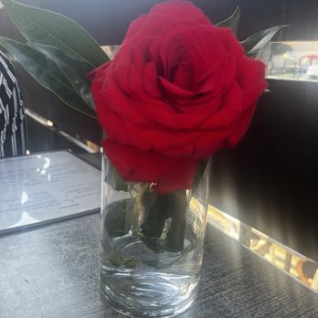 Pier 54 - Rose at our table - New American Near Me - Tempe, Arizona