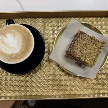 Sana’a Cafe - Pistachio Latte and Dubai Milkcake - Cafes Near Me - San Rafael, California Sana’a Cafe - Pistachio Latte and Dubai Milkcake - Cafes Near Me - San Rafael, California
