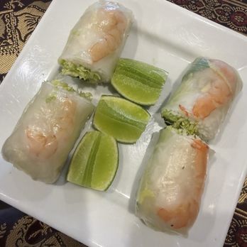Thai Sawatdee - 1. Fresh Basil Rolls (2 Pieces) - Thai Near Me - Winston-Salem, North Carolina
