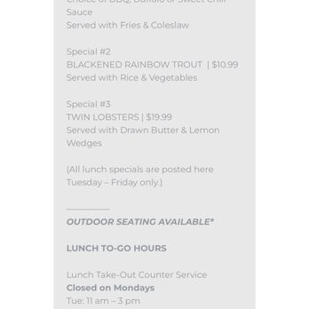 Bar Harbor Seafood - More lunch information from email - Seafood Near Me - Orlando, Florida Bar Harbor Seafood - More lunch information from email - Seafood Near Me - Orlando, Florida