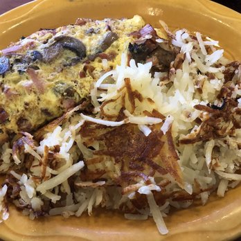 Rise & Shine - Meat lover omelette and hashbrowns - Breakfast & Brunch Near Me - Indianapolis, Indiana