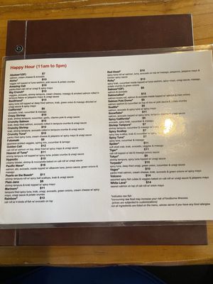 Menu photo 8 Sushi Konami Auburn, WA Menu photo 8 Sushi Konami Auburn, WA