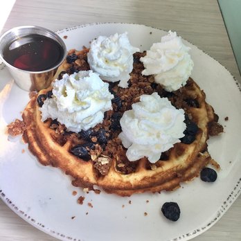 Yards Bruncheon - Blueberry Waffle - New American Near Me - Spokane, Washington Yards Bruncheon - Blueberry Waffle - New American Near Me - Spokane, Washington