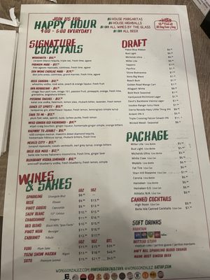 Menu photo 3 Wong Gonzalez Richmond, VA