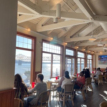 KingFish - Water & Bridges view - Seafood Near Me - Jeffersonville, Indiana