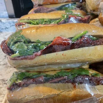 Asian Amigo Supermarket - Beef Bahn Mi sandwiches made in-store. - Grocery Near Me - Springdale, Arkansas