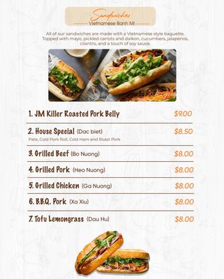 Menu photo 4 JM Banh Mi Gresham, OR