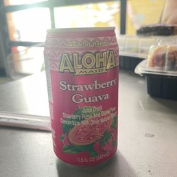 Aloha Maid Juice Can - Strawberry Guava Aloha Maid Juice Can - Strawberry Guava