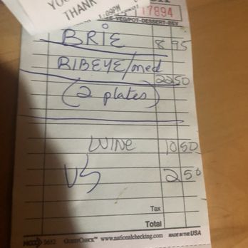 VanBrocklin's Bistro - $10.50 for this glass of wine?  I don't think so! - New American Near Me - Burnet, Texas
