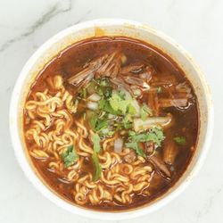 Fatima’s Grill - Birria Ramen Noodle soup