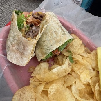 Mirro's Cafe - Bacon cheeseburger wrap - Cafes Near Me - Waves, North Carolina Mirro's Cafe - Bacon cheeseburger wrap - Cafes Near Me - Waves, North Carolina