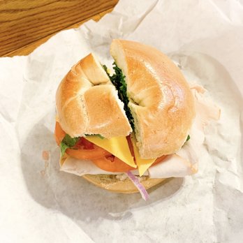 Nate's Bagels - Classic Lunch Sandwich with Turkey & American Cheese on a Plain Bagel - Bagels Near Me - Richmond, Virginia Nate's Bagels - Classic Lunch Sandwich with Turkey & American Cheese on a Plain Bagel - Bagels Near Me - Richmond, Virginia