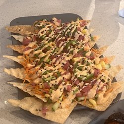 PopStroke - Ahi Tuna Nachos