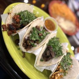 Street Tacos (Chorizo, Carne Asada, Beef Cheek, Chicken)