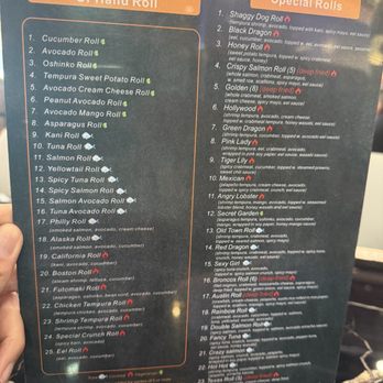 Oumi Sushi - Hand Rolls and Specialty Rolls menu - Japanese Near Me - Austin, Texas
