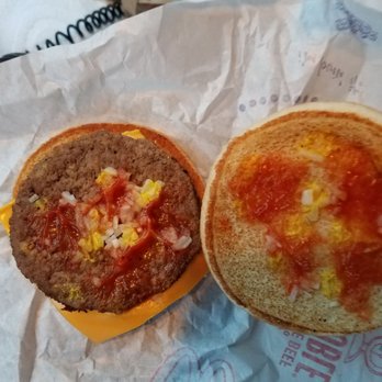 McDonald's - two burgers on a wrapper - Burgers Near Me - Anderson, Indiana