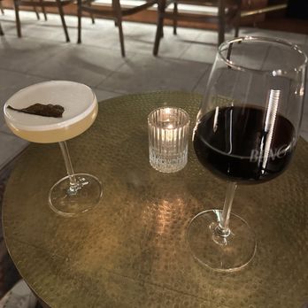Bungalow - Drinks - Waiting area for a bar seating. The Spanish red Wine was terrible had to send it back. - Indian Near Me - New York, New York Bungalow - Drinks - Waiting area for a bar seating. The Spanish red Wine was terrible had to send it back. - Indian Near Me - New York, New York