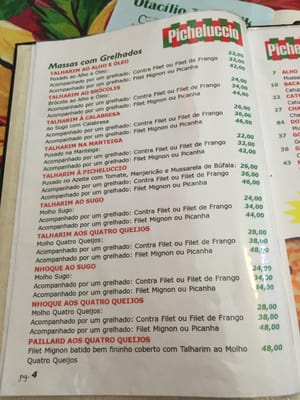 Menu photo 7 Picheluccio São Paulo, SP Menu photo 7 Picheluccio São Paulo, SP