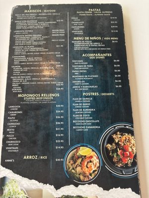 Menu photo 4 Annie's Place Combate, PR