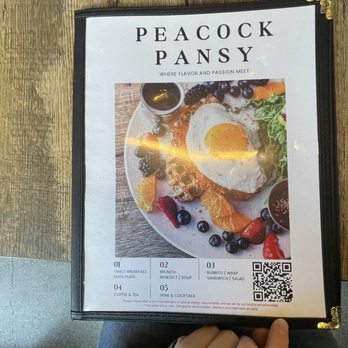 Peacock Pansy - Menu - Breakfast & Brunch Near Me - San Francisco, California Peacock Pansy - Menu - Breakfast & Brunch Near Me - San Francisco, California