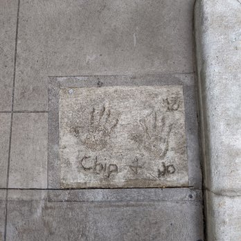 Magnolia Table - Their handprints at the patio ! - Breakfast & Brunch Near Me - Waco, Texas