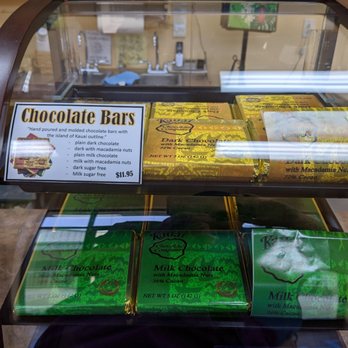 Kauai Chocolate Company - Complimentary chocolate bar w/$35 purchase - Candy Stores Near Me - Eleele, Hawaii Kauai Chocolate Company - Complimentary chocolate bar w/$35 purchase - Candy Stores Near Me - Eleele, Hawaii