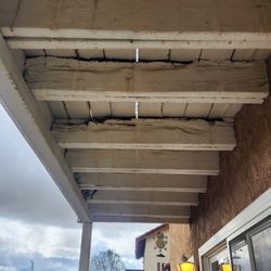 Pro Kill Exterminators - Balcony repair, fungus damage.  ( Before )