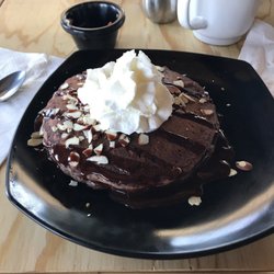Pancake Paradise - Chocolate almond pancakes