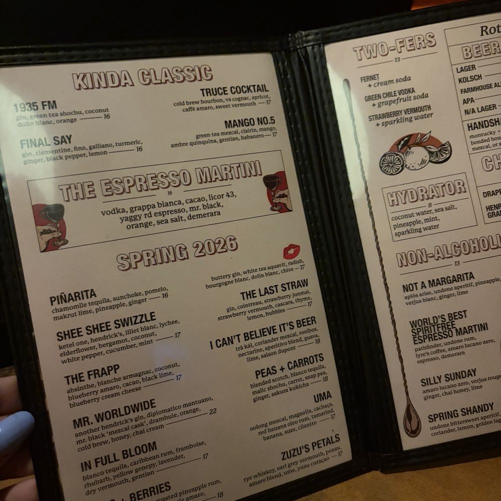 Truce - spring 2026 menu - Coffee & Tea Near Me - Chicago, Illinois Truce - spring 2026 menu - Coffee & Tea Near Me - Chicago, Illinois