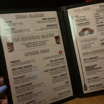 Truce - spring 2026 menu - Coffee & Tea Near Me - Chicago, Illinois