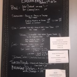 Dish - Fail breakfast menu