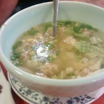 Szechuan Chef - Wonton soup. We already ate some - Szechuan Near Me - Bellevue, Washington