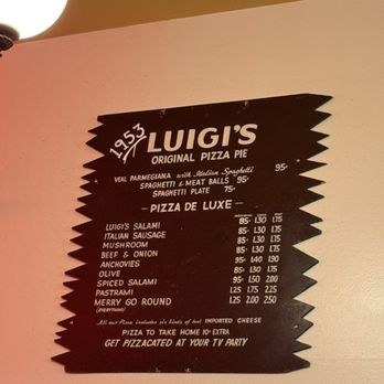Luigi's Pizza Parlor - Pizza Near Me - Sacramento, California