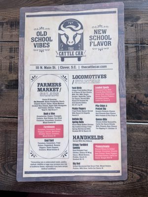 Menu photo 2 The Cattle Car Clover, SC Menu photo 2 The Cattle Car Clover, SC