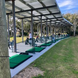 Dundee Road Golf Range - New covered mat tee area