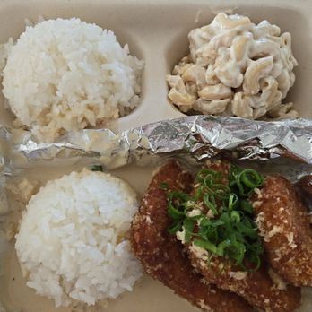 Patsy’s Food - Ono katsu with Mac salad - Asian Fusion Near Me - Wailuku, Hawaii