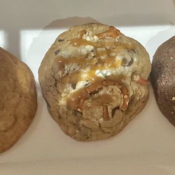 Bee J’s Cookies - Snickerdoodle (left), Sea Salt Caramel Crunch (middle), and S'Mores (right) - Desserts Near Me - Washington, DC, District of Columbia
