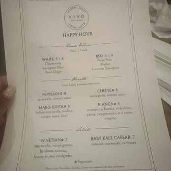 VIVO Italian Kitchen - Happy hour menu - Italian Near Me - Universal City, California VIVO Italian Kitchen - Happy hour menu - Italian Near Me - Universal City, California