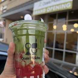 strawberry matcha