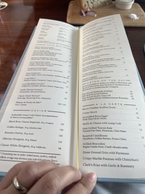 Menu photo 4 Clark's Oyster Bar Menlo Park, CA Menu photo 4 Clark's Oyster Bar Menlo Park, CA