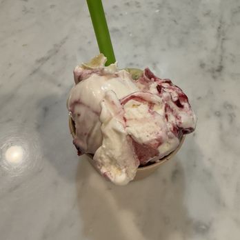 Angelina Bakery Times Square NYC - Pistachio and vanilla with Cherry - Bakeries Near Me - New York, New York