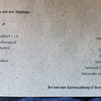 Ændrè - Frühstückskarte 2/2 - Cafes Near Me - Hamburg, HH Ændrè - Frühstückskarte 2/2 - Cafes Near Me - Hamburg, HH
