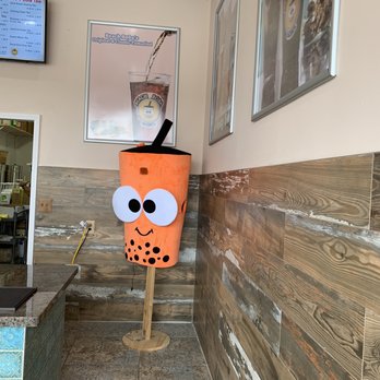 Beach Boba - Silly boba mascot - Bubble Tea Near Me - Pacifica, California