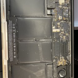 Gadget Geeks Electronics Repair - This MacBook Air had some horrible water damage!