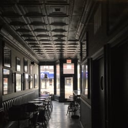 Kinslahger Brewing Company - View of our taproom from the brewery during off-hours.