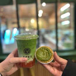 Strawberry Matcha Latte