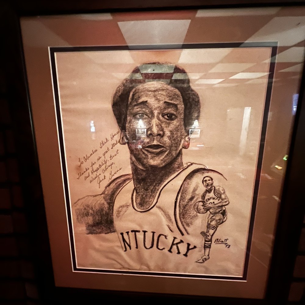 Columbia Steak House - The art features the 1978 mens NCAA basketball team - American Near Me - Lexington, Kentucky Columbia Steak House - The art features the 1978 mens NCAA basketball team - American Near Me - Lexington, Kentucky