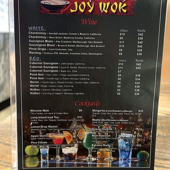 Joy Wok Super Buffet - Bar Menu (1 of 2) - Buffets Near Me - Overland Park, Kansas Joy Wok Super Buffet - Bar Menu (1 of 2) - Buffets Near Me - Overland Park, Kansas