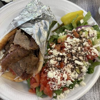 George's Famous Gyros & Pasta - Gyro with Greek Salad - Greek Near Me - Phoenix, Arizona George's Famous Gyros & Pasta - Gyro with Greek Salad - Greek Near Me - Phoenix, Arizona